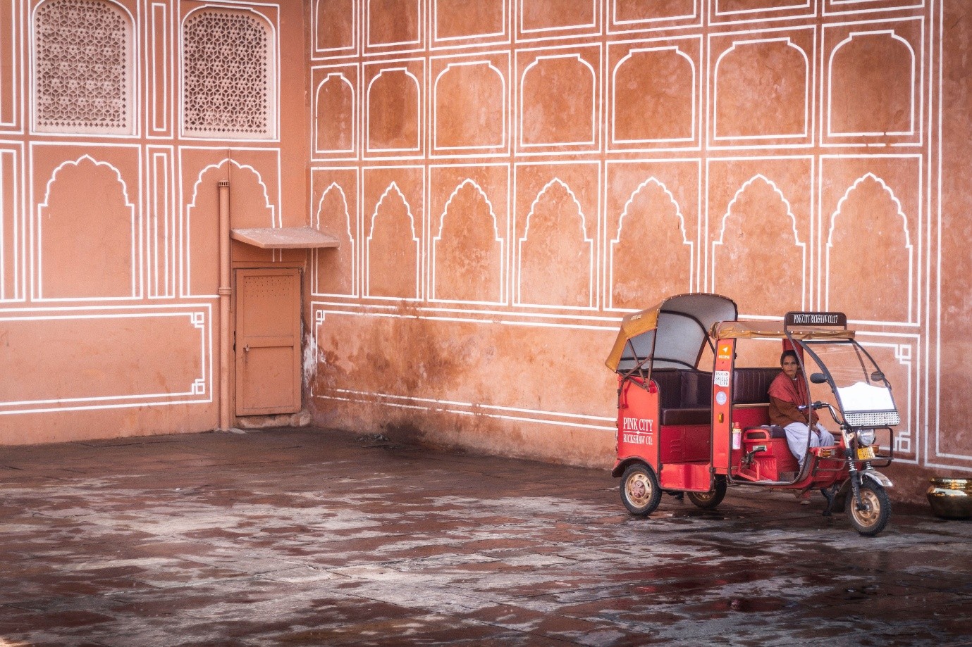 Pink City Rickshaw Ride, Jaipur, Rajasthan Pink City Rickshaw Ride, Jaipur, Rajasthan